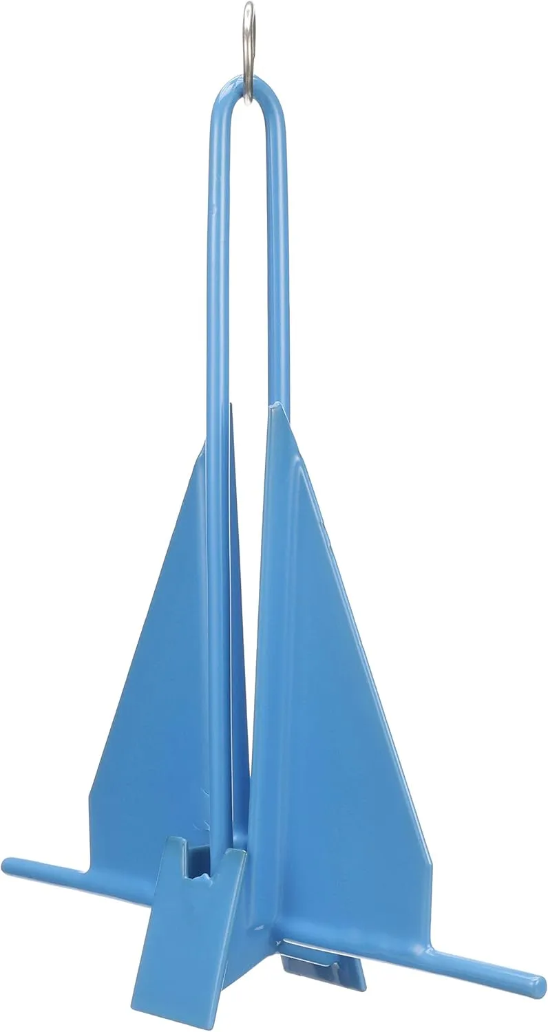 Seachoice Utility Anchor with Slip Ring Shank – Hot-Dipped Galvanized Steel or PVC Coated – Multiple Sizes