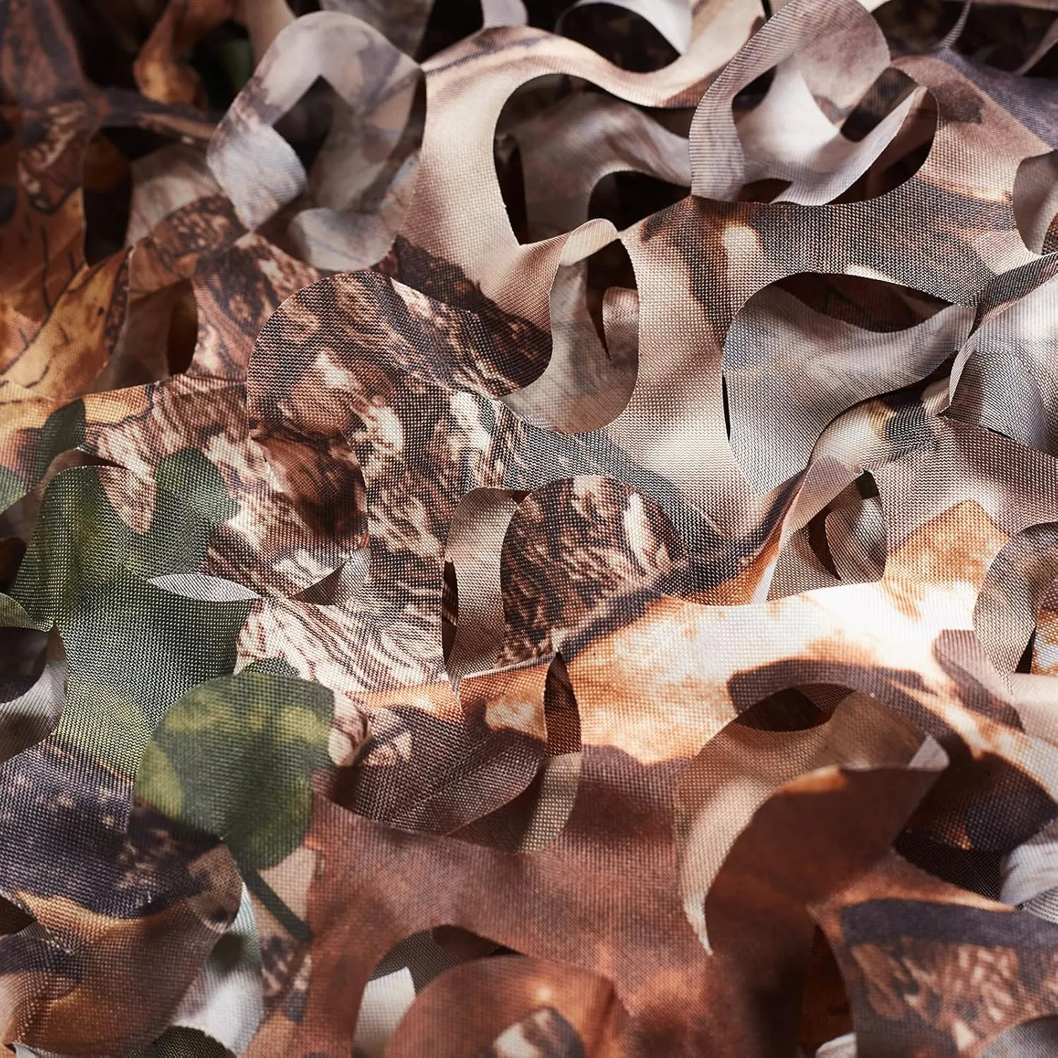 Senmortar Camo Netting, Bulk Roll Camouflage Netting, Military Hunting Mesh Free Cutting for Hunting Blind Sunshade Shooting Theme Party Decoration