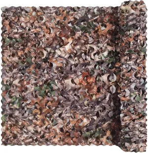 Senmortar Camo Netting, Bulk Roll Camouflage Netting, Military Hunting Mesh Free Cutting for Hunting Blind Sunshade Shooting Theme Party Decoration