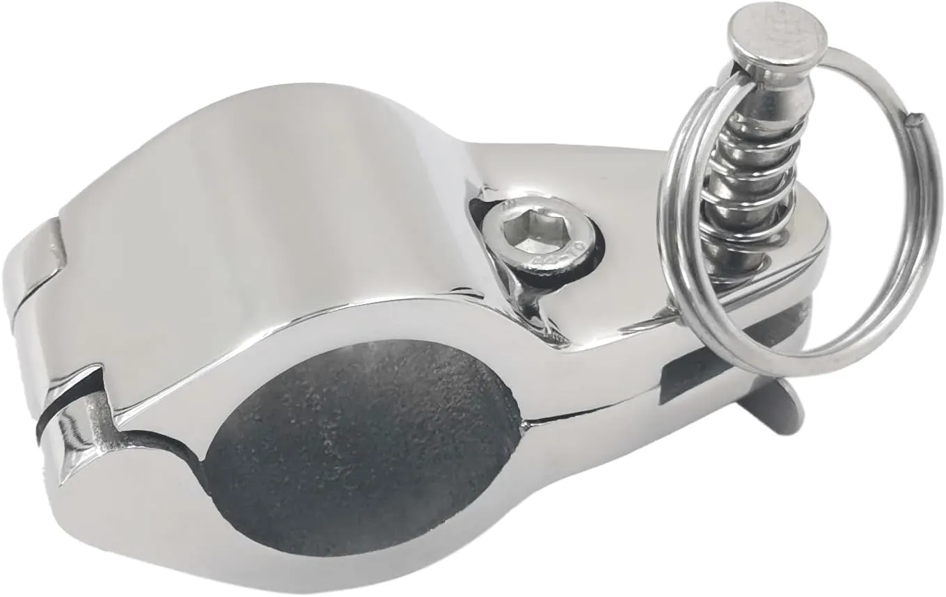 SHENGHUISS Bimini Top Jaw Slide Marine Stainless Steel 316 Heavy Duty Boat Bimini Canopy Fitting Hardware Tube with L Shape Hex Key/pin