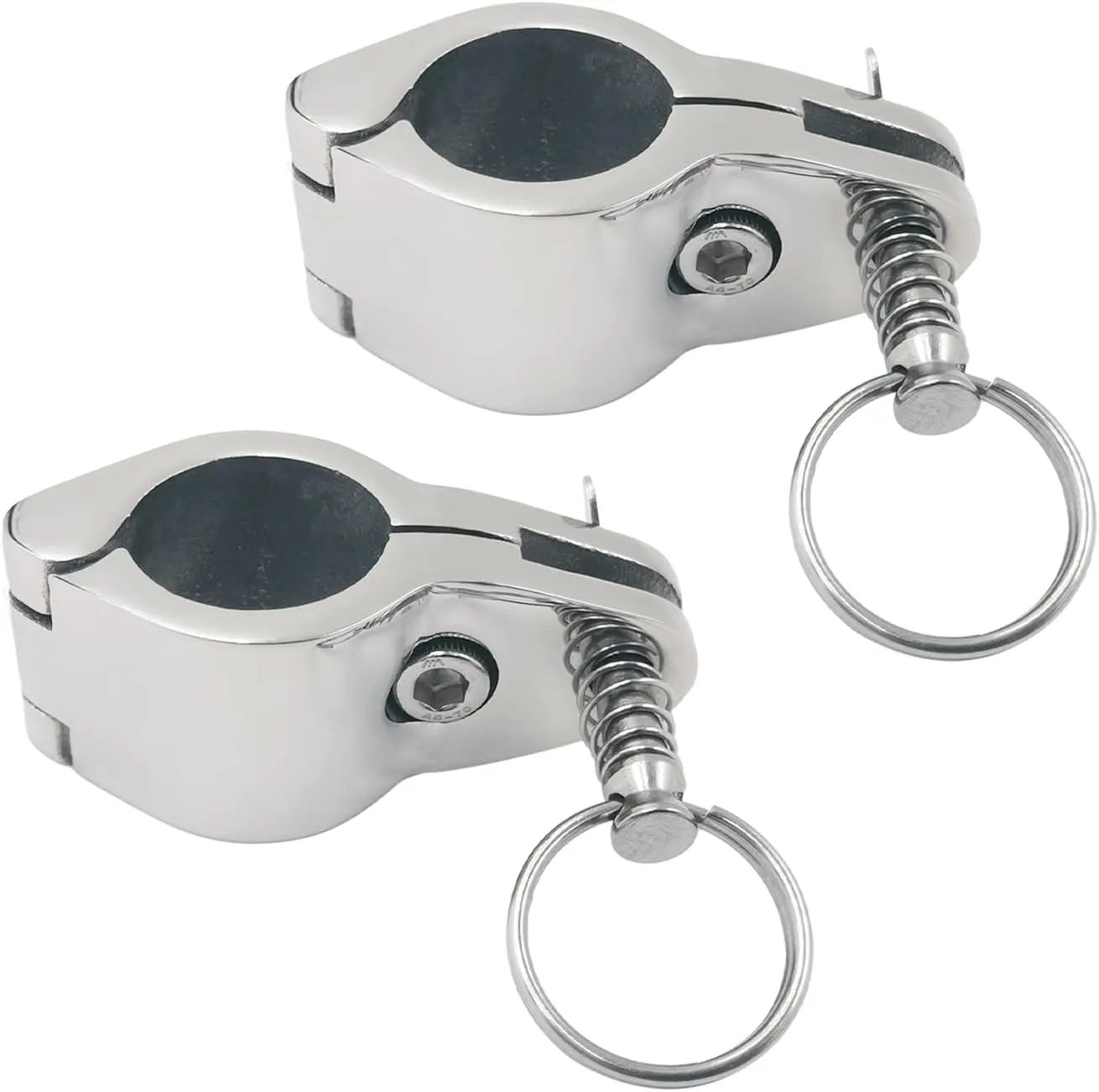 SHENGHUISS Bimini Top Jaw Slide Marine Stainless Steel 316 Heavy Duty Boat Bimini Canopy Fitting Hardware Tube with L Shape Hex Key/pin