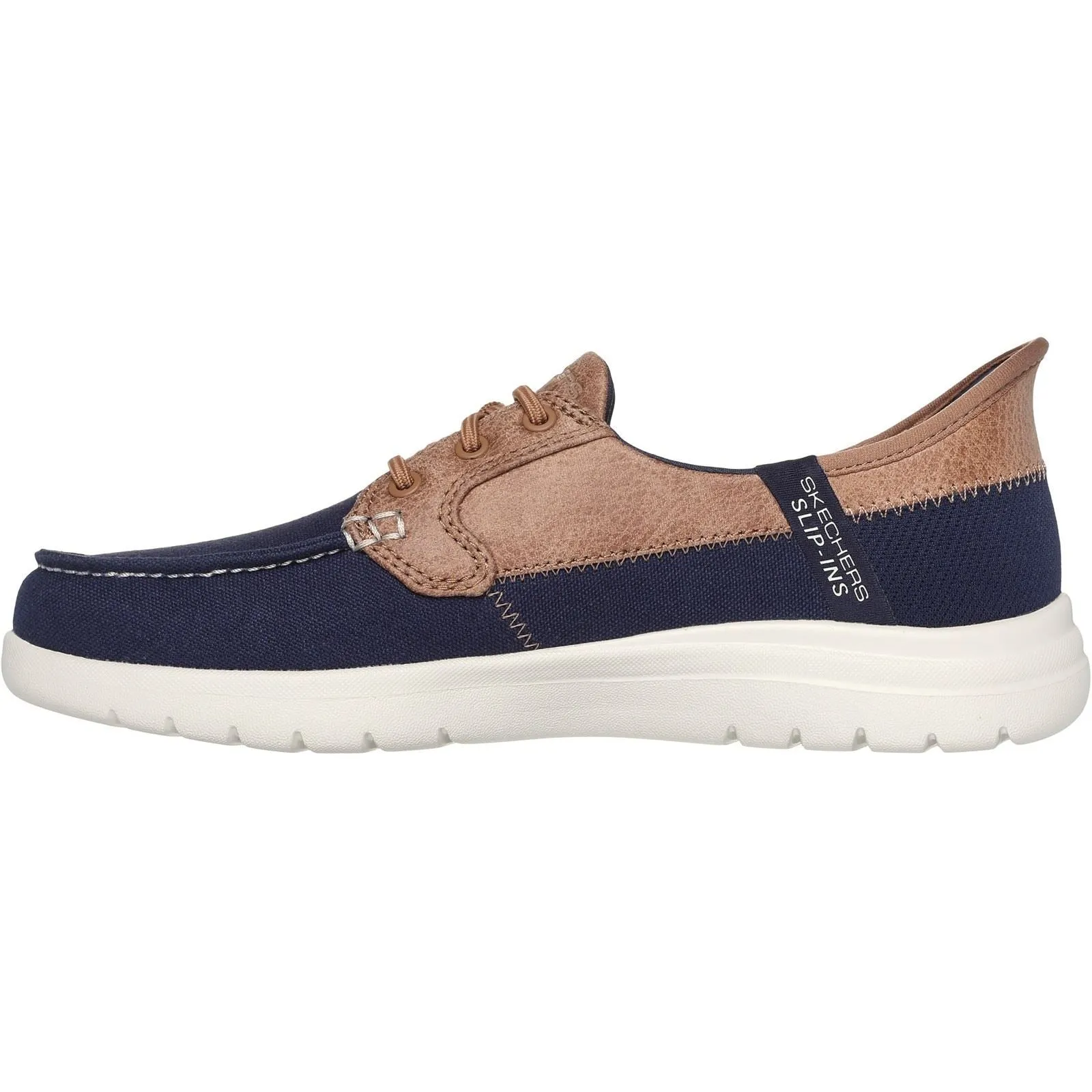 Skechers Women's On-the-GO Flex - Palmilla Boat Shoe in Navy