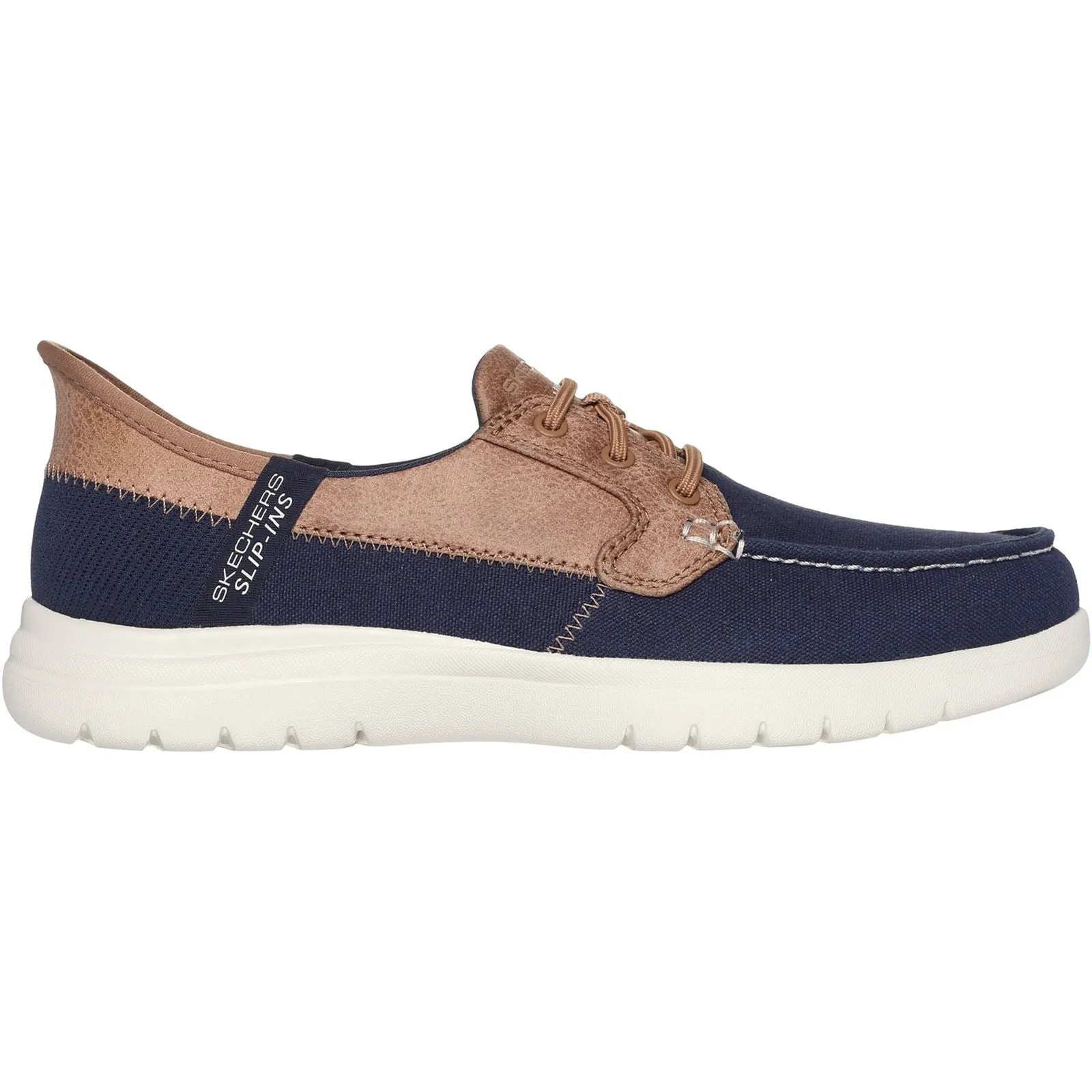 Skechers Women's On-the-GO Flex - Palmilla Boat Shoe in Navy