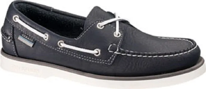 Squadron B20221 Navy Slip Resistant Slip-On Sebago Mens Boat Shoes