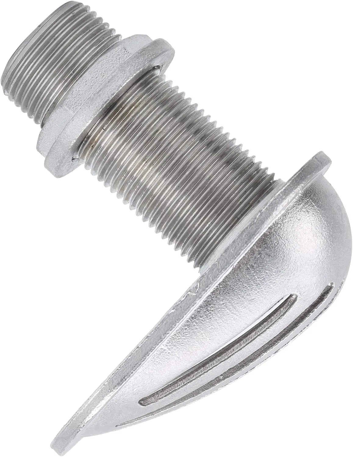 Stainless Steel 316 Marine Boat Intake Strainer, Filter Scoop, Clear Anodized Rust Proof Engine Water Pump Repair Replacement Part for Yacht Kayak, Suitable for Marine