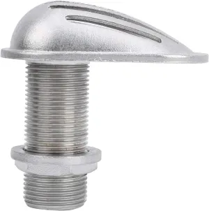 Stainless Steel 316 Marine Boat Intake Strainer, Filter Scoop, Clear Anodized Rust Proof Engine Water Pump Repair Replacement Part for Yacht Kayak, Suitable for Marine