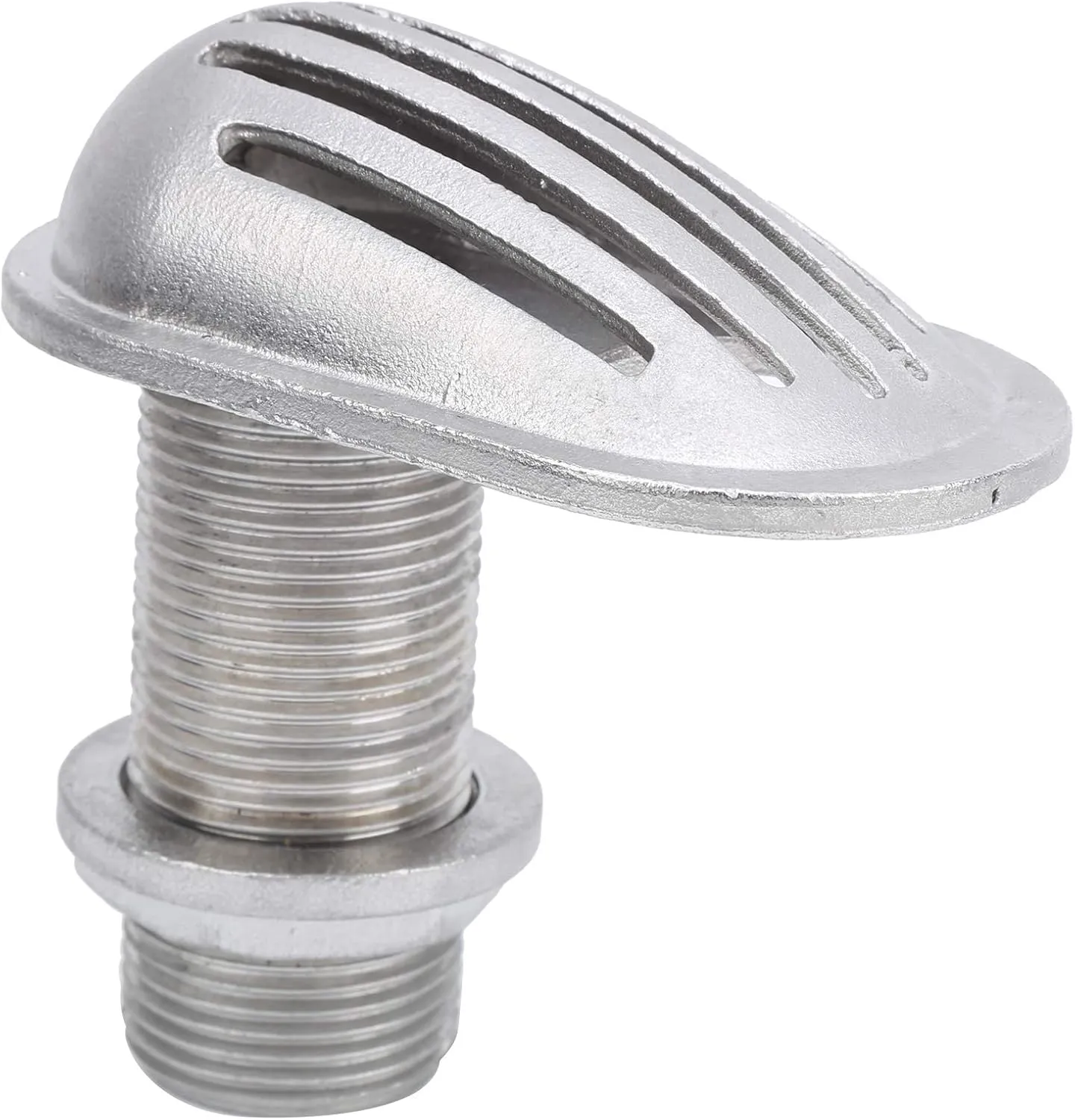 Stainless Steel 316 Marine Boat Intake Strainer, Filter Scoop, Clear Anodized Rust Proof Engine Water Pump Repair Replacement Part for Yacht Kayak, Suitable for Marine