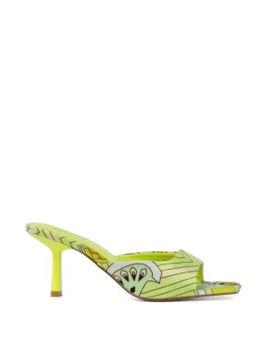 Summer Mosaic Sandal, Lime Green