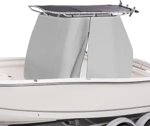 T-Top Center Console Cover for Boat, Universal 600D Heavy Duty Waterproof Tear-Resistant Polyester T Top Boat Cover Protecting Boat Center Console and Helm Seat Trailerable (M:71" L 47" W 72" H)