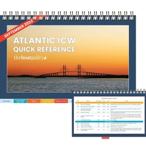 The Boat Galley Atlantic ICW Cruising Guide - Easy-to-Use Quick Reference for Boating & Sailing the Intracoastal Waterway - Stow It in the Cockpit with All Your Boating Must Haves - 100% Waterproof Spiral-bound – August 19, 2023