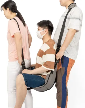 Transfer Sheet for Patients, Elderly Transfer Helper,Transfer Boards Belt Slide for Lifting Transfers,Full Body Lifting Sling for Disabled and Elderly(with Shoulder Strap)