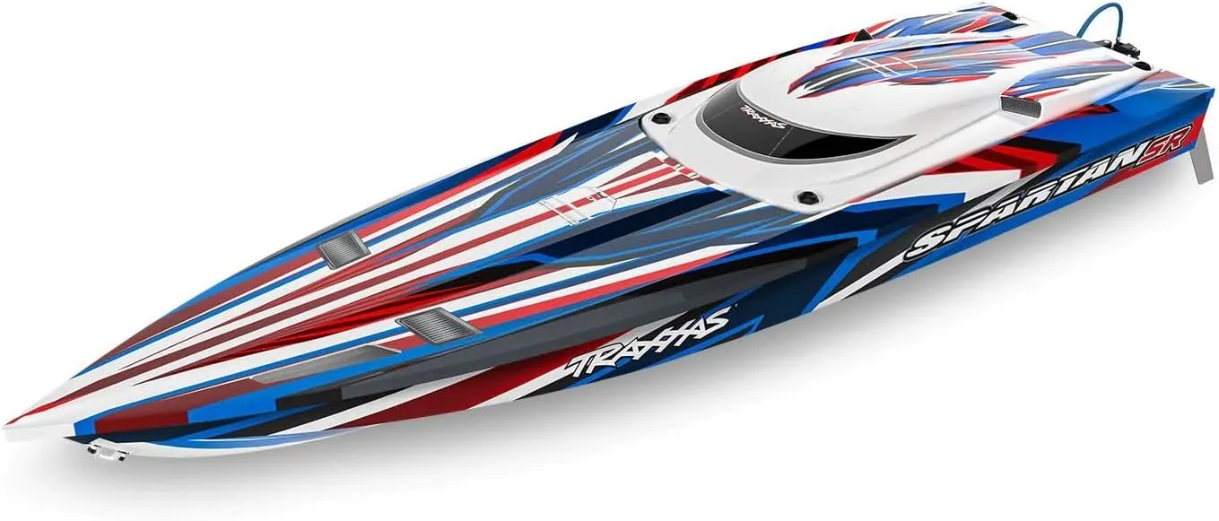 Traxxas TRA103076-4-RED Spartan SR 36" Brushless Boat, Red
