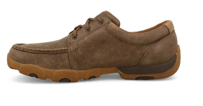 Twisted X Brown  Ultralite X Driving Moc Men's Boat Shoes MDMU003