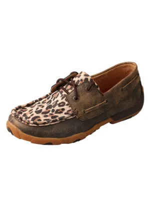 Twisted X Women's Leopard Boat Shoe C3 WDM0057