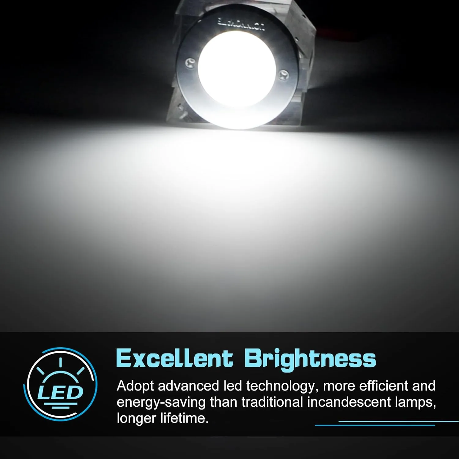 UCINNOVATE 8Pcs 3.15”Round LED Marine Light with sliver housing, Navigation Boat Lights, LEDs Boat Interior Light, Deck Courtesy Lighting IP65 Waterproof, LED Marine Stern Lights, 12-24V (White)