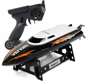 Udirc 2.4GHz High Speed Remote Control Electric Boat (Black)