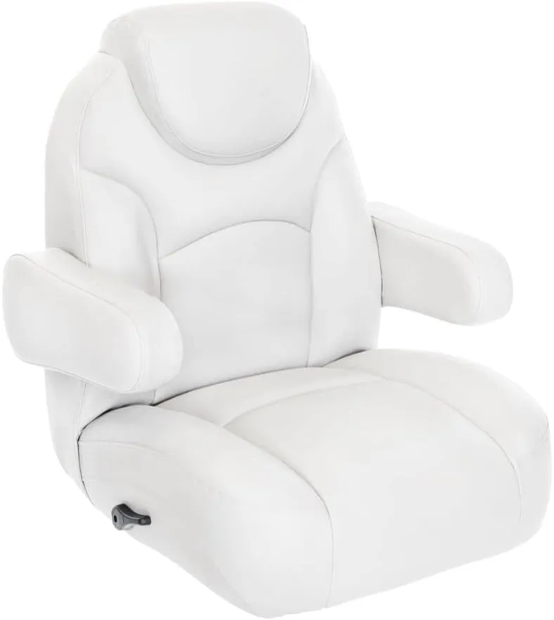 Ultimate Captain's Boat Chair, White