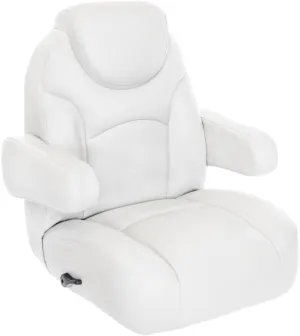 Ultimate Captain's Boat Chair, White