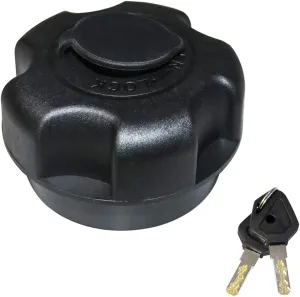 UTV Fuel Gas Cap Tank with Lock for Polaris RZR Ranger 900 1000 XP PRO XP Sportsman Anti-Theft Boat UTV Locking Gas Cap Replace for # 5433687 5435534 5450389 5439075 Black with 2 Keys