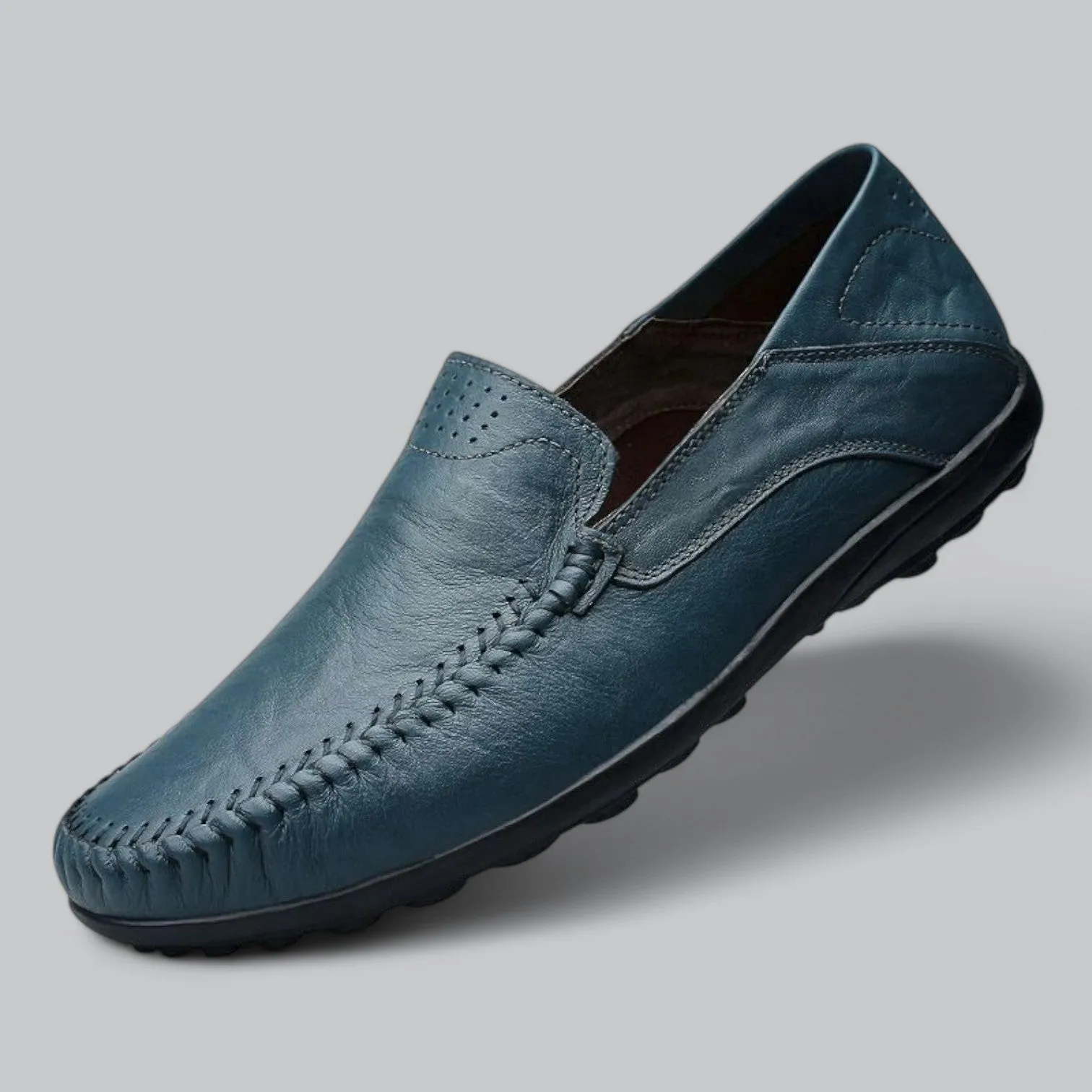 Valenti | Classic Leather Business Loafers - Loafer Shoes