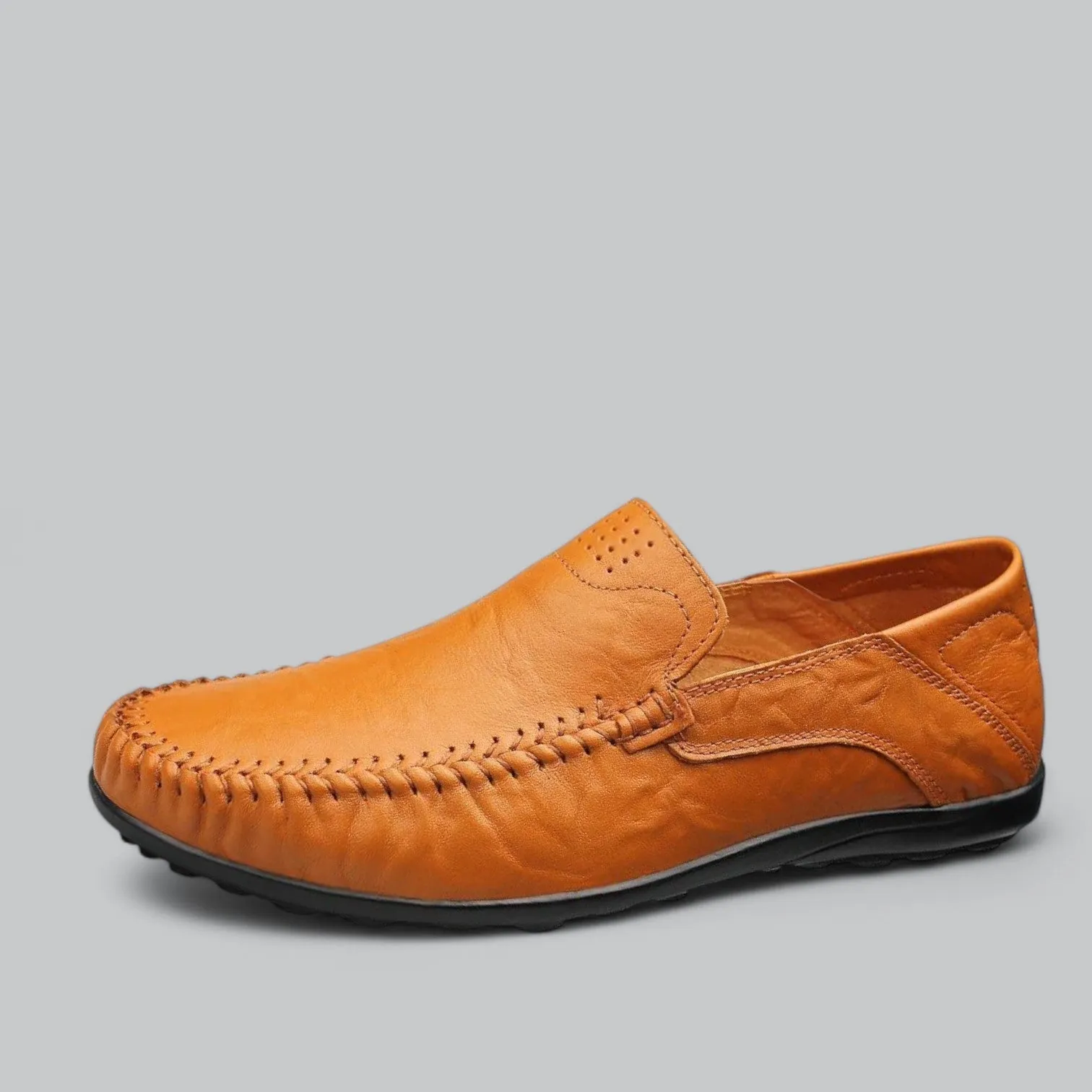 Valenti | Classic Leather Business Loafers - Loafer Shoes