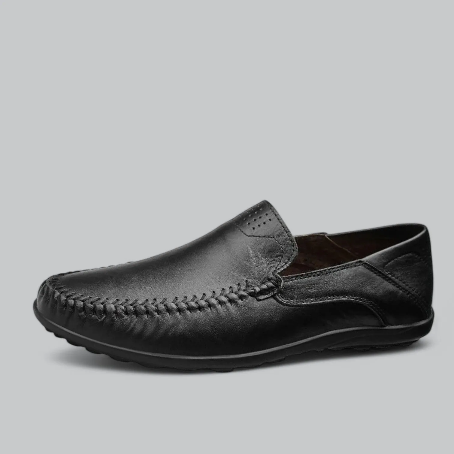 Valenti | Classic Leather Business Loafers - Loafer Shoes