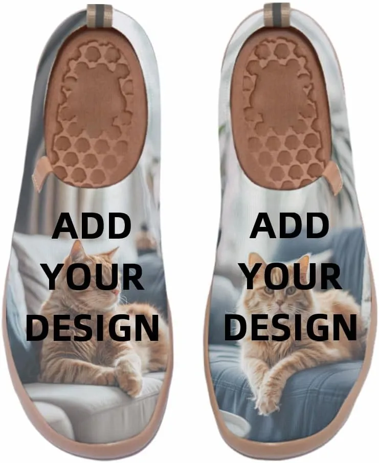 Walking Sneakers for Women Art Painted Travel Slip On Shoes Lightweight Comfort Knitted Casual Loafers