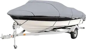 Waterproof Yacht Cover – Anti-Tear & Silver Reflective for Outdoor Use for Boats(17-19Ft (600x 300cm))