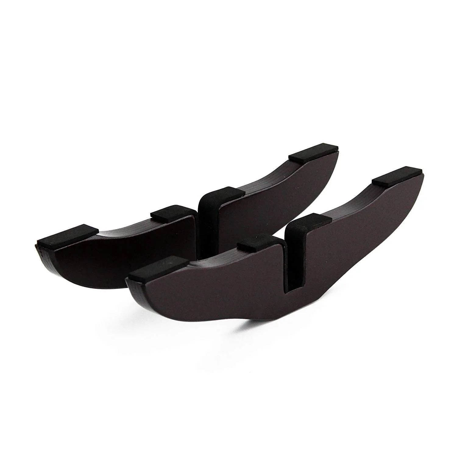 WELLAND Support Feet for 360 Degree Configurable Gate Collection, Espresso, A Pair