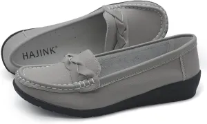 Women Loafers Flexible Breathable Slip-On Comfortable Sole Ladies Shoes for Walking