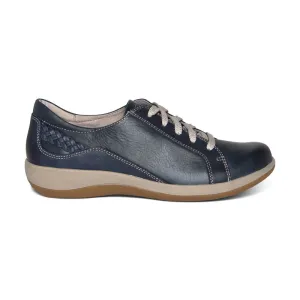 WOMEN'S AETREX DANA LACE UP OXFORD | NAVY