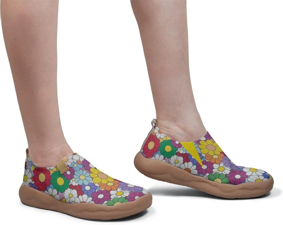 Women's Art Travel Shoes Slip-on Loafers Comfortable, Light and Fashionable Sneakers