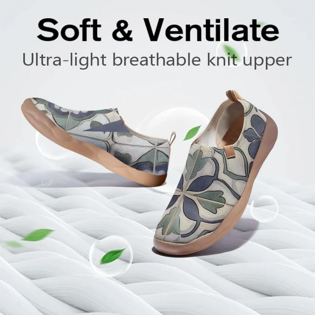 Women's Floral Slip-on Shoes Various Styles Comfortable Lightweight Art Travel Sneakers Casual Floral Fashion Loafers