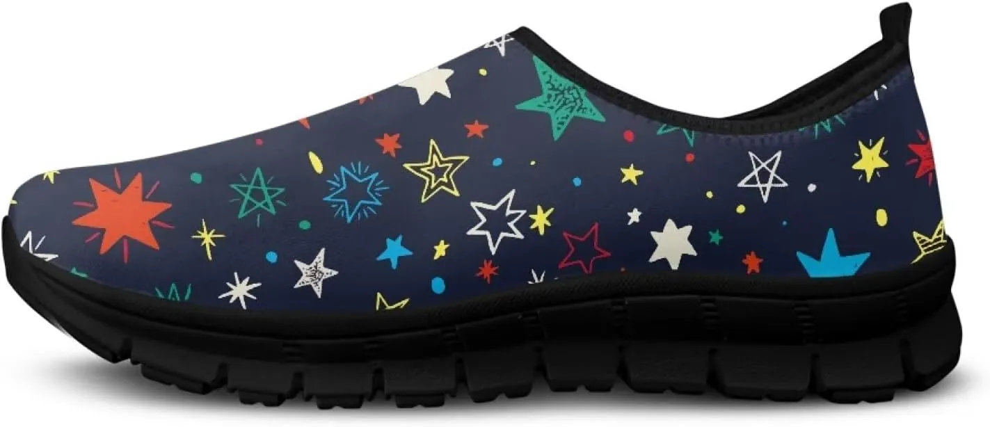 Womens Lightweight Running Shoes Slip On Breathable Fashion Tennis Walking Sneakers for Travel Camping Jogging SizeUS 5.5-11.5