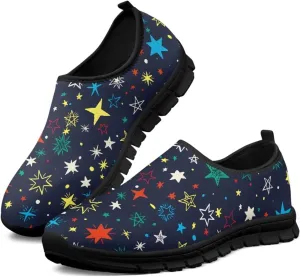 Womens Lightweight Running Shoes Slip On Breathable Fashion Tennis Walking Sneakers for Travel Camping Jogging SizeUS 5.5-11.5