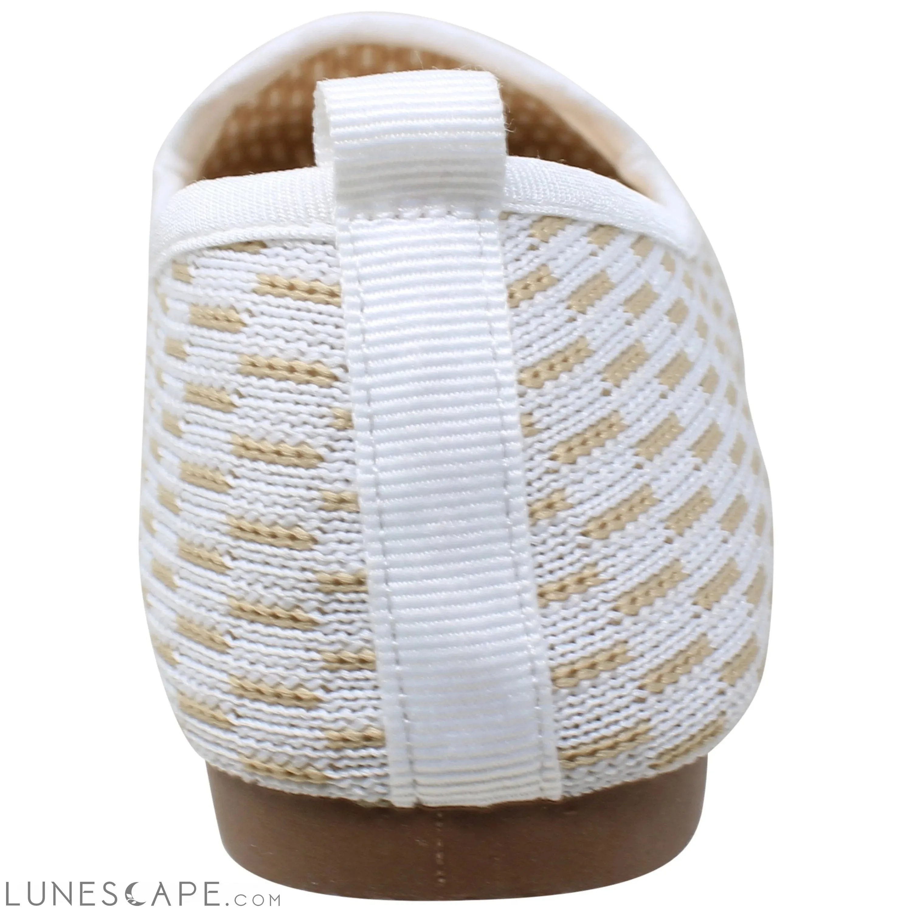 Women's Loafer Flats Sweater Soft Rubber Sole Shoes White Suede