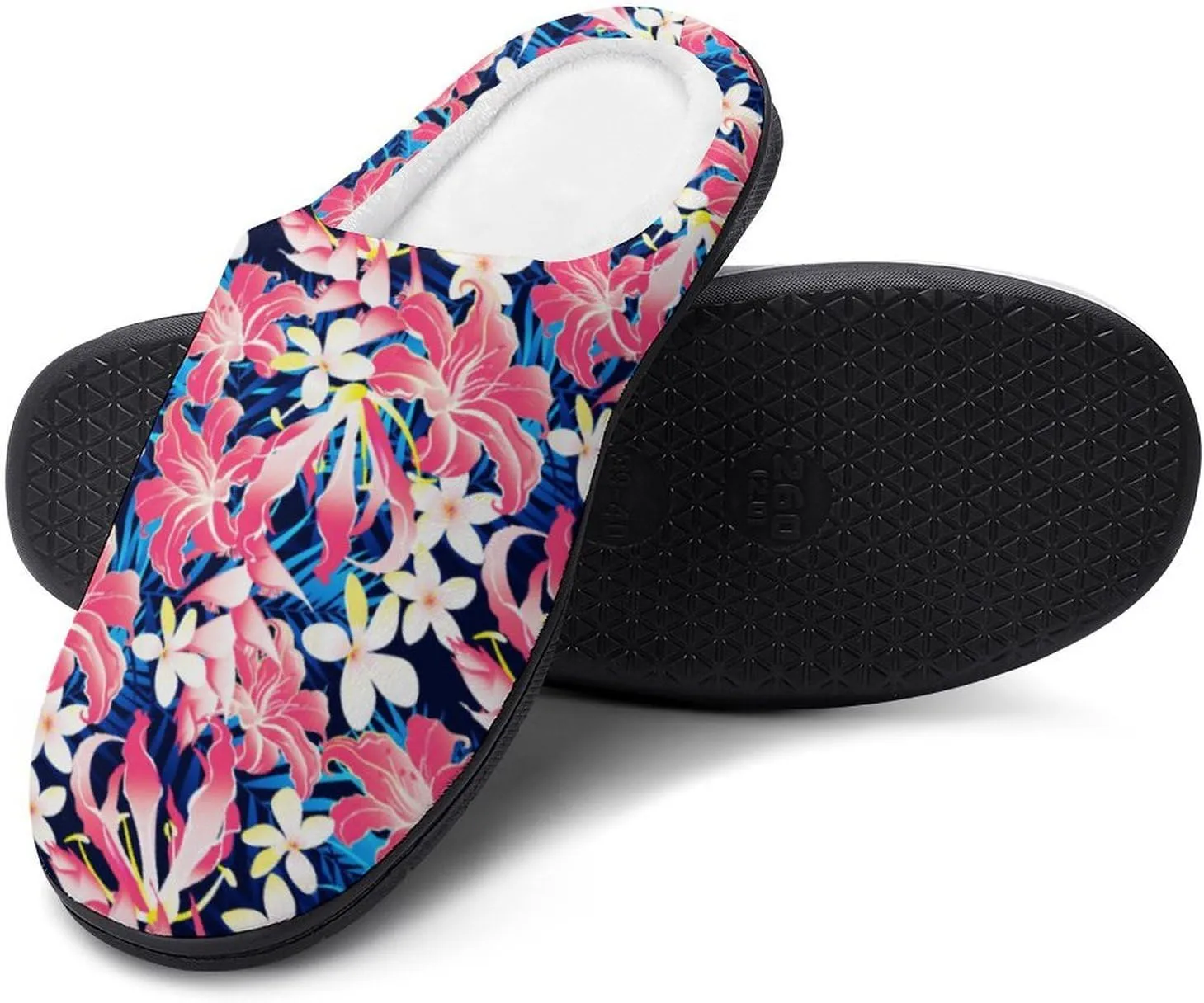 Womens Memory Foam Slippers Slip-On Shoes Mens Halloween Slippers Warm Cotton House Slippers Indoor Outdoor Slippers