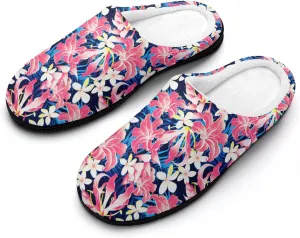 Womens Memory Foam Slippers Slip-On Shoes Mens Halloween Slippers Warm Cotton House Slippers Indoor Outdoor Slippers