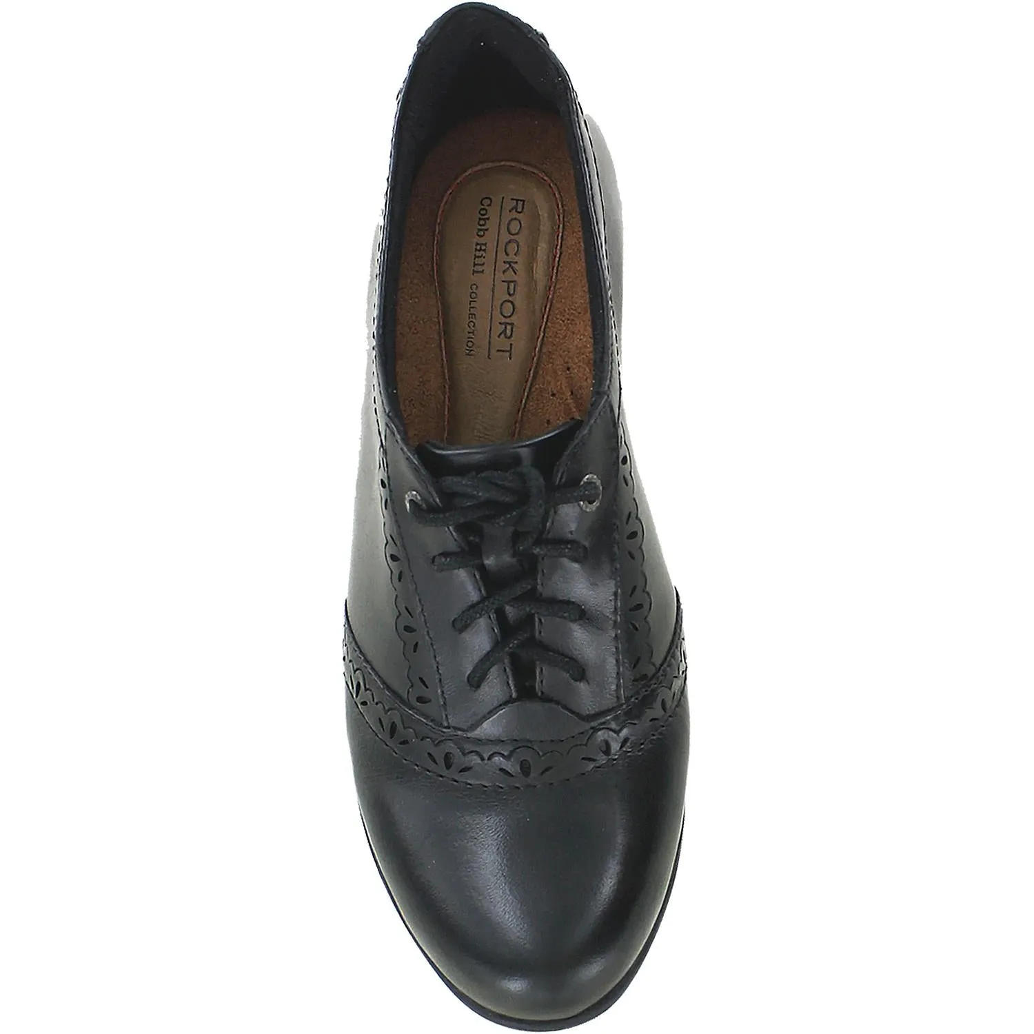 Women's Rockport Cobb Hill Gratasha Oxford Black Leather