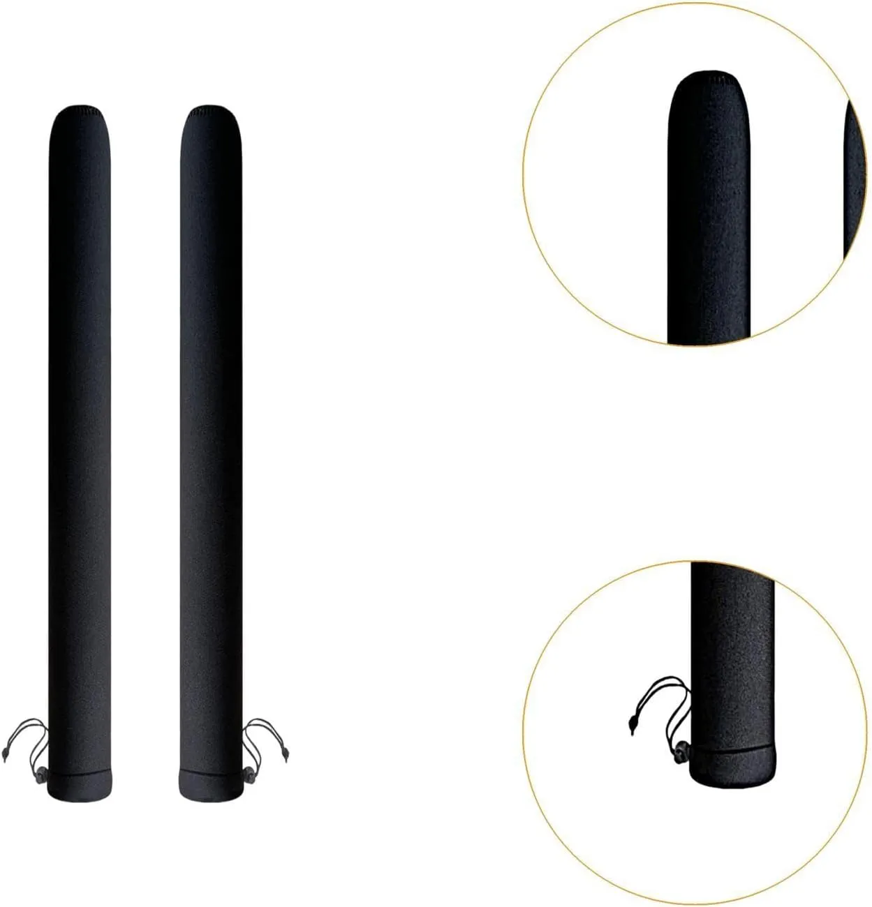 Yiju Boat Trailer Guide Pole Cover Neoprene for Ski Fishing Boat Heavy Duty Portable Tear Resistant Lightweight Sturdy Sleeve